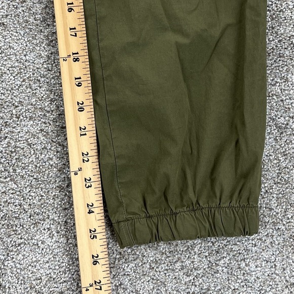 Astrid Jogger Pant Womens L Green Beachcomber Crop Quiet Luxury Resort Italy NWT - Picture 10 of 12